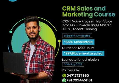 First Time in India a CRM Sales and Marketing Course with Huge Job Opportunity to Work Abroad